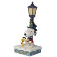 Snoopy & Woodstock Lamp Post on Sale