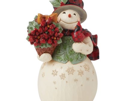 Highland Glen Snowman Bskt Fig Discount