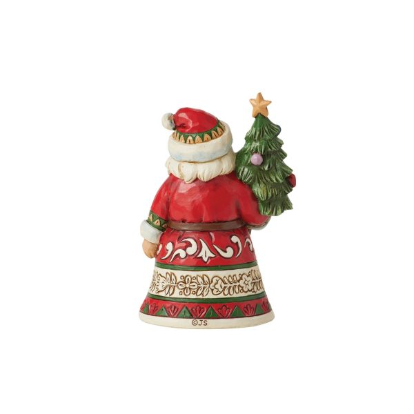 Mini Santa Holding Tree For Cheap