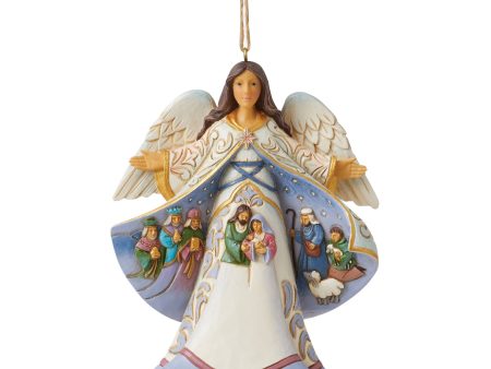 Angel Nativity Scene Coat Orn Online now