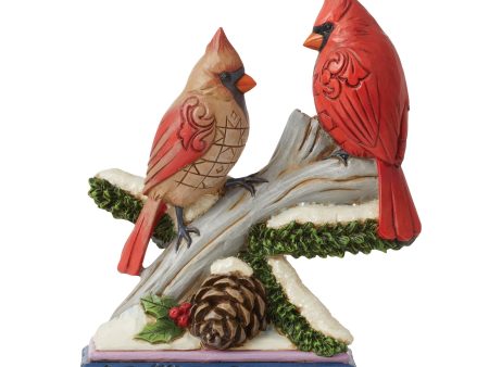 Cardinals on Snowy Branch Sale