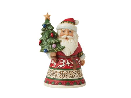 Mini Santa Holding Tree For Cheap