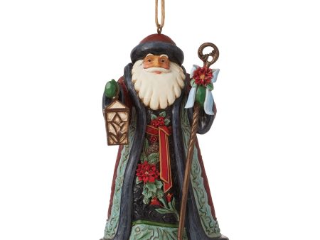 Holiday Manor Santa Cane Orn Hot on Sale