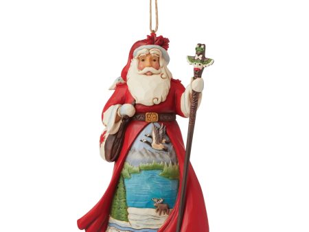 Canadian Santa Ornament For Cheap