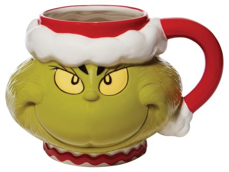 Santa Grinch Sculpted Mug Supply