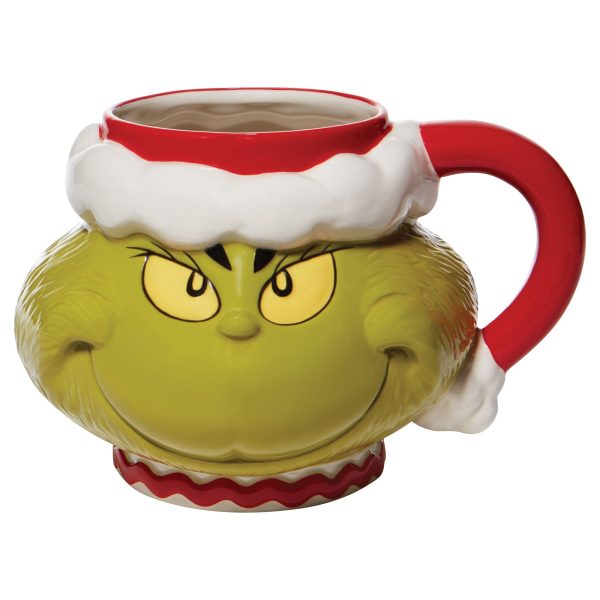 Santa Grinch Sculpted Mug Supply