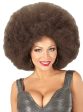 Superlocken Afro Perücke kaffeebraun Discount