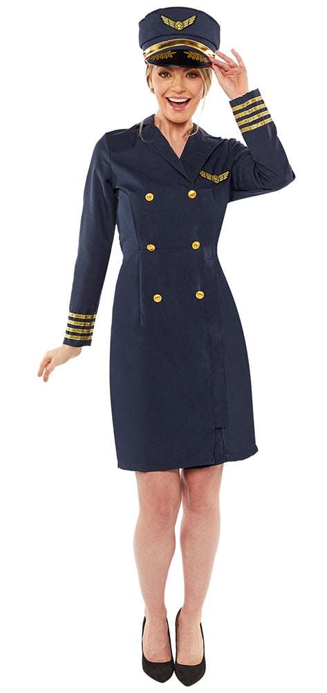 Navy Lady Jane Damenkostüm Deluxe Online Sale