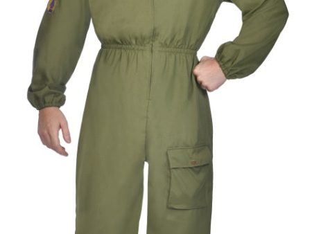 Kampfjet Pilot Overall Herrenkostüm Hot on Sale