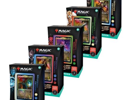 Magic: The Gathering - Streets of New Capenna - Commander Deck - Set of 5 Fashion