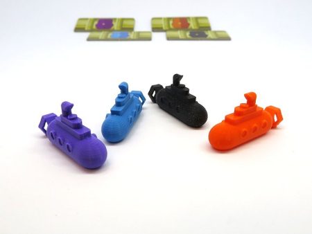 BGExpansions - Submarine Action Markers for Underwater Cities (12 Pieces) Sale