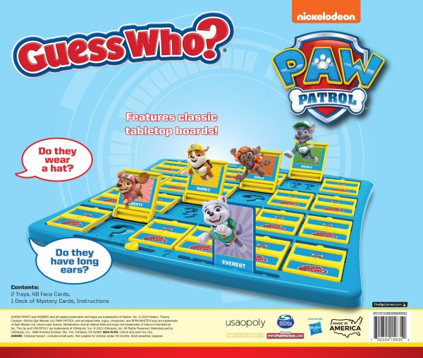 Guess Who?®: Paw Patrol Hot on Sale