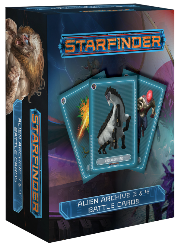 Starfinder Alien Archive 3 & 4 Battle Cards For Discount