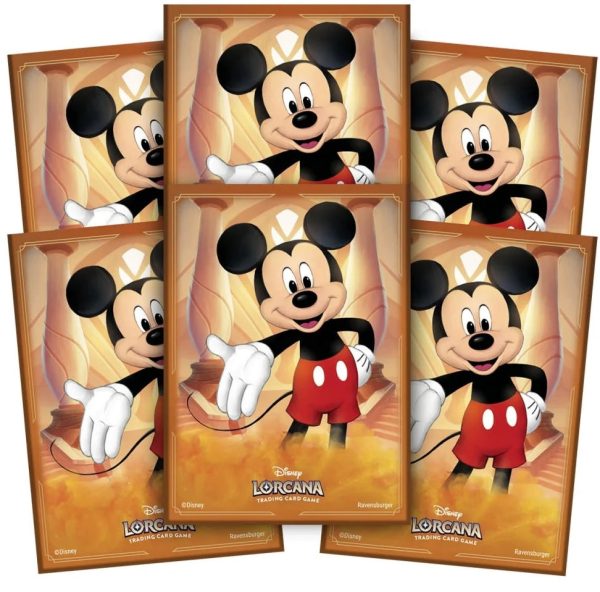 Disney Lorcana - The First Chapter: Standard Card Sleeves (65ct) - Mickey Mouse Online Hot Sale