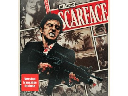 SCARFACE (1983) (STEELBOOK EDITION) [BLU-RAY + DVD + DIGITAL COPY + ULTRAVIOLET] (BILINGUAL) Fashion