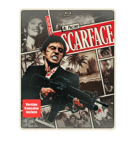 SCARFACE (1983) (STEELBOOK EDITION) [BLU-RAY + DVD + DIGITAL COPY + ULTRAVIOLET] (BILINGUAL) Fashion