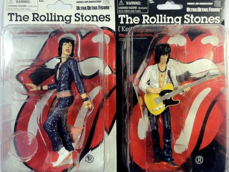 ROLLING STONES: MICK JAGGER & KEITH RICH - MEDICOM TOY-SET OF 2 Supply