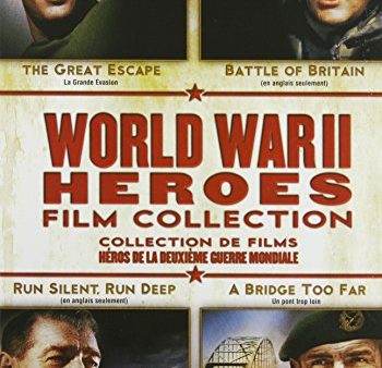 WORLD WAR II HEROES FILM COLLECTION (RUN SILENT, RUN DEEP   THE GREAT ESCAPE   A BRIDGE TOO FAR   THE BATTLE OF BRITAIN) (BILINGUAL) Fashion