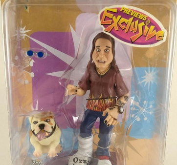 OSBOURNE FAMILY: OZZY WITH DOG - MEZCO-2002-EXCLUSIVE Online Hot Sale