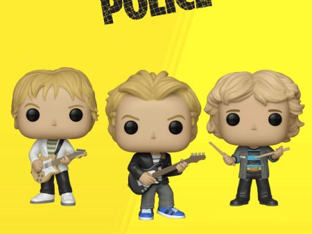 POLICE: STING 118 STEWART 119 ANDY 120 - FUNKO POP!-SET OF 3 Hot on Sale