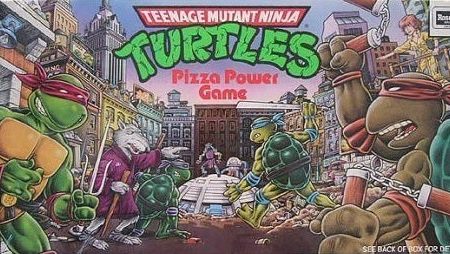 TEENAGE MUTANT NINJA TURTLES: PIZZA POWER - BOARD GAME-ROSE ART-1987 Online