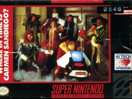 WHERE IN TIME IS CARMEN SANDIEGO  - SNES (W BOX) Fashion