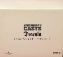 DRACULA: 3D POSTER (454 1002) - LEGENDARY CASTS-STYLE E Fashion