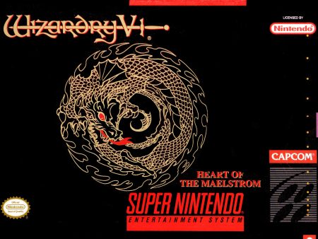 WIZARDRY V: HEART OF THE MAELSTROM  - SNES (W BOX & MANUAL) on Sale